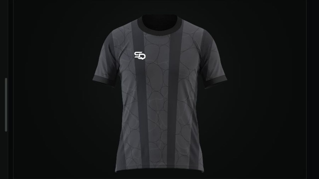 Numbered Design 10 in graphite SQD shirt